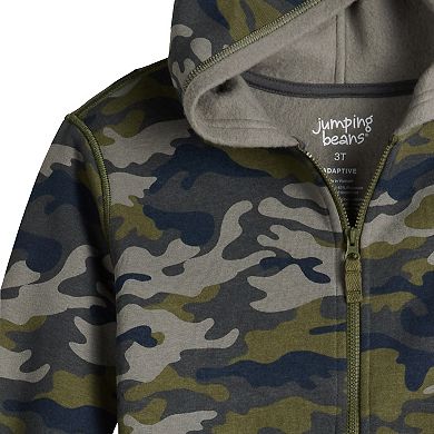 Toddler & Boys 4-12 Jumping Beans® Adaptive Multifunctional Fleece Full Zip Hoodie