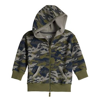 Toddler & Boys 4-12 Jumping Beans® Adaptive Multifunctional Fleece Full Zip Hoodie