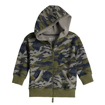 Toddler & Boys 4-12 Jumping Beans® Adaptive Multifunctional Fleece Full Zip Hoodie