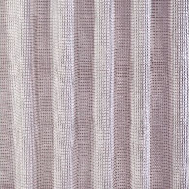 Hotel Collection Premium Spa Heavy Weight Waffle Weave Fabric Shower Curtain By Kate Aurora