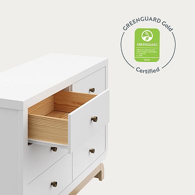 Storkcraft Santorini Driftwood Base 6-Drawer Dresser