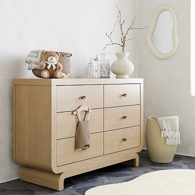 Storkcraft Santorini Driftwood Base 6-Drawer Dresser