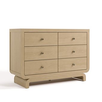 Storkcraft Santorini Driftwood Base 6-Drawer Dresser