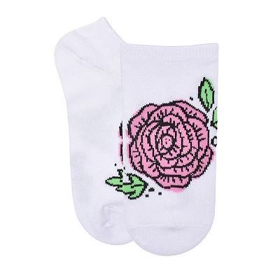 Girl's Wicked Love No-Show 6-Pack Socks