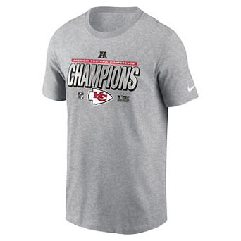Men's Nike Kansas City Chiefs 2024 AFC Champions Locker Room Trophy Collection Graphic Tee