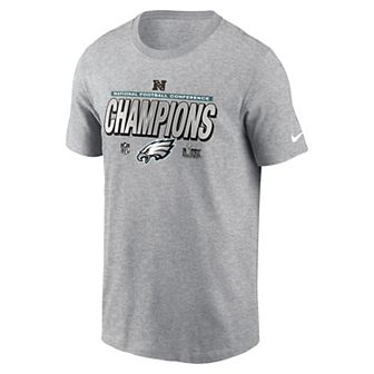Men's Nike Philadelphia Eagles 2024 NFC Champions Locker Room Trophy Collection Graphic Tee