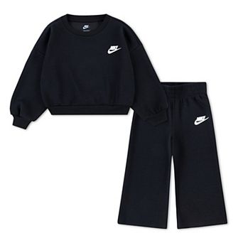 Baby & Toddler Girls Nike Crewneck & Wide Leg Pants 2 pc Set