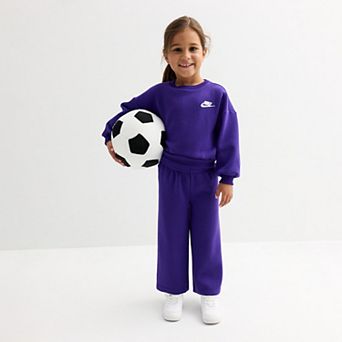 Baby & Toddler Girls Nike Crewneck & Wide Leg Pants 2 pc Set