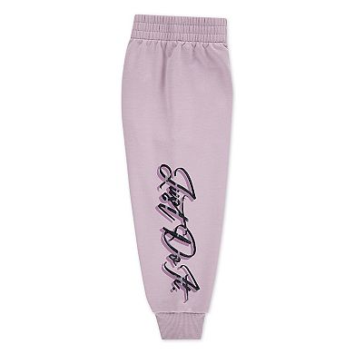 Toddler Girls Nike Swoosh On Pointe Hoodie & "Just Do It." Joggers 2-Piece Set