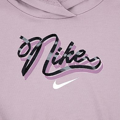 Toddler Girls Nike Swoosh On Pointe Hoodie & "Just Do It." Joggers 2-Piece Set