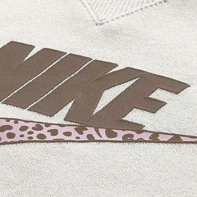 Baby & Toddler Girls Nike Wild Warmth Sweatshirt & All-Over Print Flared Legging 2-Piece Set