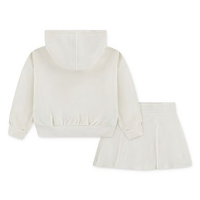 Baby & Toddler Girls Nike Velour Full-Zip Hoodie & Skirt 2-Piece Set