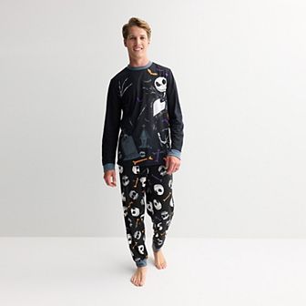 Men's Jammies For Your Families® Disney's The Nightmare Before Christmas Halloween Pajama Top & Pajama Bottoms Set