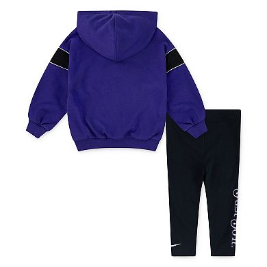 Girls 4-6x Nike Varsity Prep Hoodie & Leggings 2-Piece Set