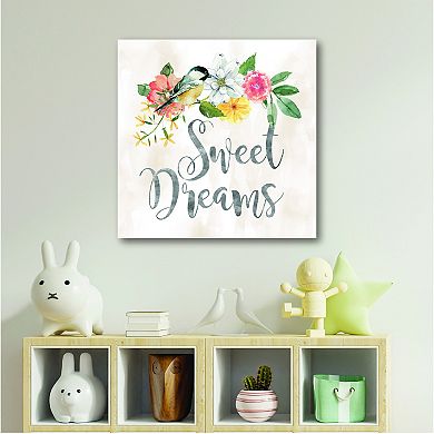 COURTSIDE MARKET Sweet Dreams Framed Canvas Wall Art