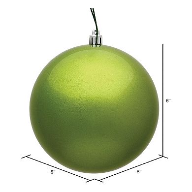 Vickerman Lime Candy Ball Christmas Ornament