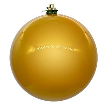 Vickerman UV Drilled Ball Christmas Ornament - 10 in