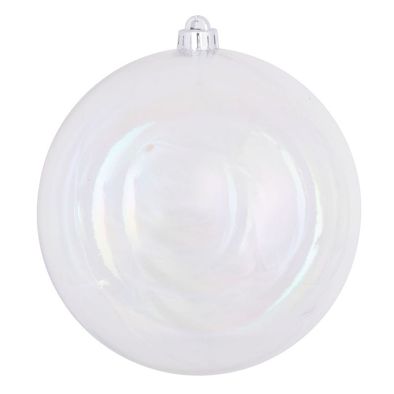 Vickerman Clear Iridescent Ball Christmas Ornament - 12-in., Multi