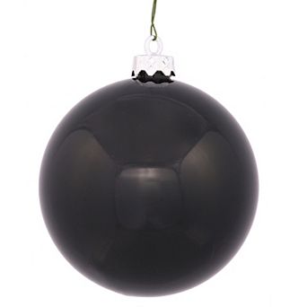 Vickerman Black Shiny 12" Christmas Ornament