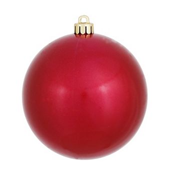 Vickerman 12" Wine Candy Ball Christmas Ornament