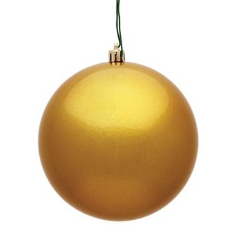Vickerman Honey Gold Ball Christmas Ornament - 12 in