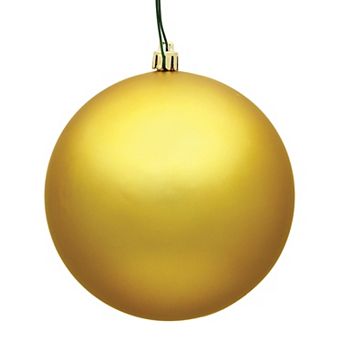 Vickerman Matte Ball Christmas Ornament - 12 in