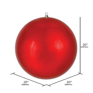 Vickerman Giant Shiny Christmas Ornament - 20-in.