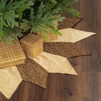 Vickerman Brocade Brilliance Christmas Tree Skirt - 60-in.