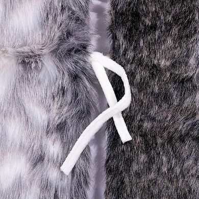 Vickerman 60" Arctic Faux Fur Christmas Tree Skirt