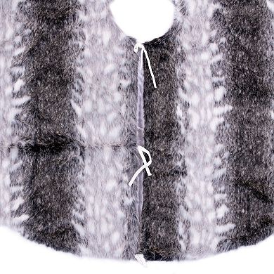Vickerman 72" Arctic Faux Fur Christmas Tree Skirt