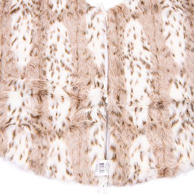 Vickerman 60" Faux Fur Christmas Tree Skirt