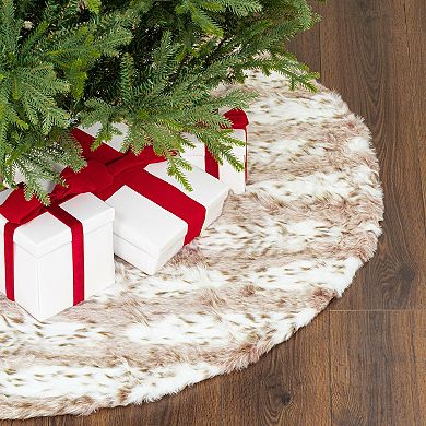Vickerman 60" Faux Fur Christmas Tree Skirt