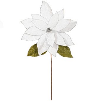 Vickerman Artificial Poinsettia Stem 27.5 in 2 pc Set