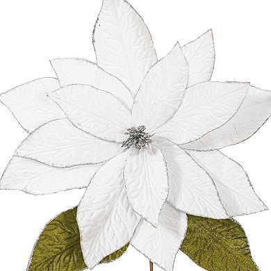 Vickerman Artificial Poinsettia Stem 27.5-in. 2-pc. Set