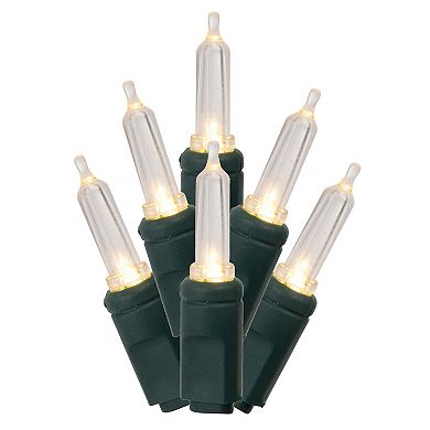 Vickerman 100-Light Warm White LED Christmas Light Strand - 34'