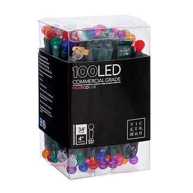 Vickerman 100-Light Multi-Colored G12 LED Christmas Light Strand - 33'