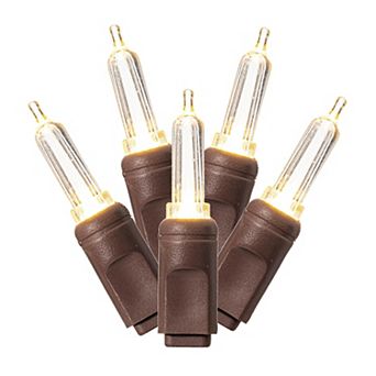 Vickerman 50-Light Warm White LED Christmas Light Strand - 25'