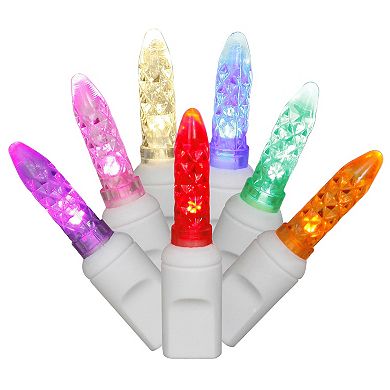 Vickerman 70-Light Multi-Colored LED Icicle Lights - 9' Light Strand