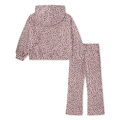 Girls 4-6x Nike Cheetah Print Hoodie & Flared Legging 2-Piece Set