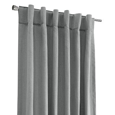 Mulberry Light Filtering Functional Dual Header Curtain Panel for Windows