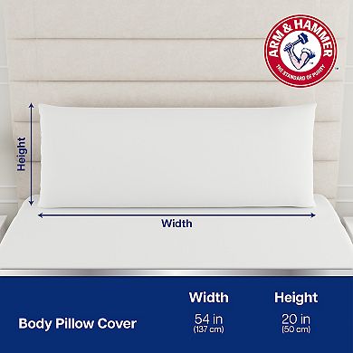 Arm & Hammer Cooling Comfort Zippered Body Pillow Protector