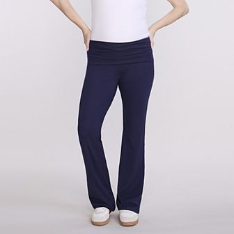 Maternity Motherhood® Roll Over Waist Flair Leggings