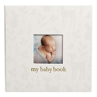 Pearhead Linen Woodland Baby Memory Scrapbook