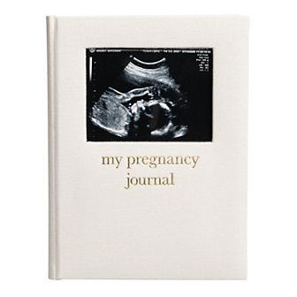 Pearhead Linen Pregnancy Journal