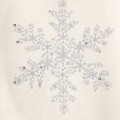 Baby Girl Carter's 2 Piece Snowflake Print Long-Sleeve Top & Skirt Set