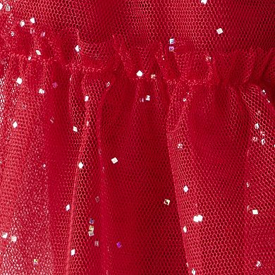 Baby Girl Carter's 2 Piece Snowflake Print Long-Sleeve Top & Skirt Set