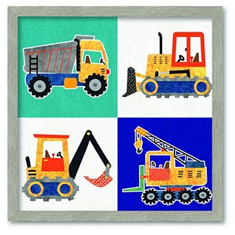 COURTSIDE MARKET Power Trucks III 16x16 Canvas