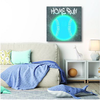 COURTSIDE MARKET Home Run 16x16 Canvas