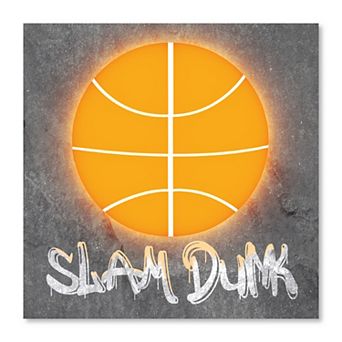 COURTSIDE MARKET Slam Dunk 16x16 Canvas