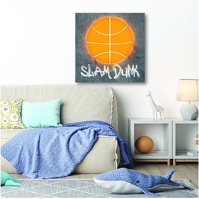 COURTSIDE MARKET Slam Dunk 16x16 Canvas